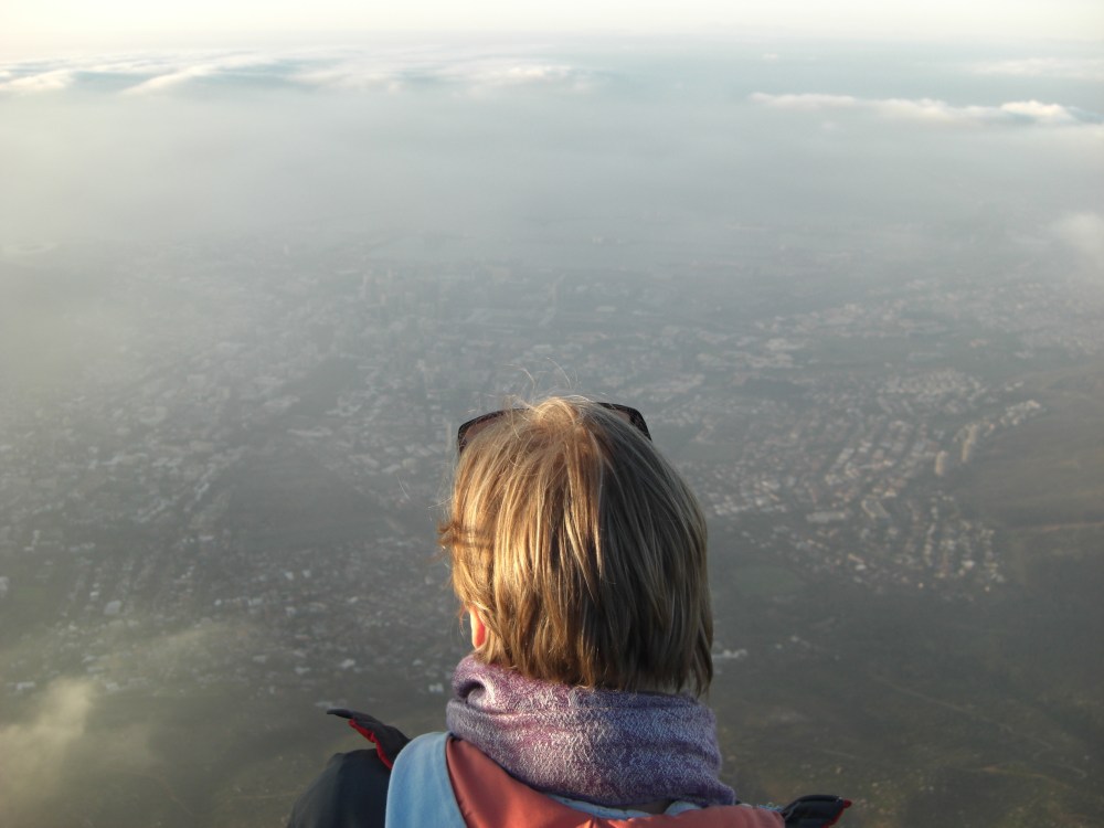 looking out over the city