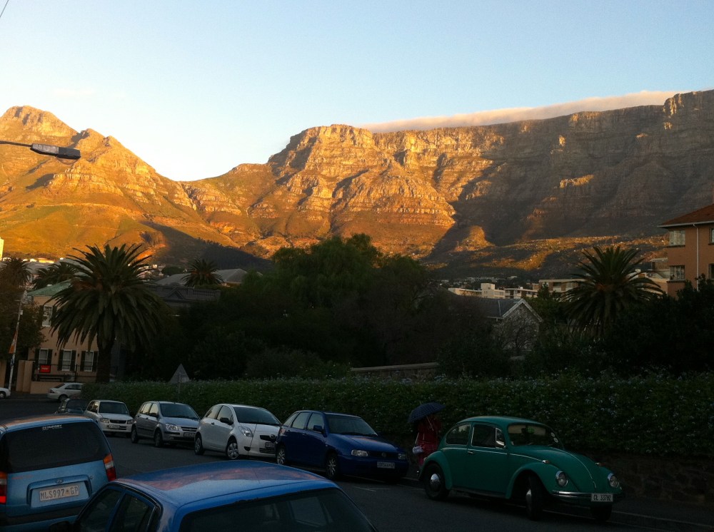 Devil's Peak & Table Mountain just outside our hotel