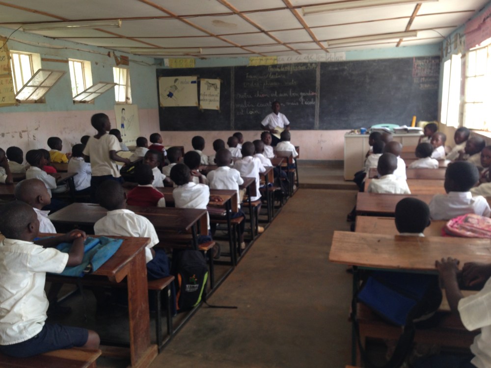 second grade language class