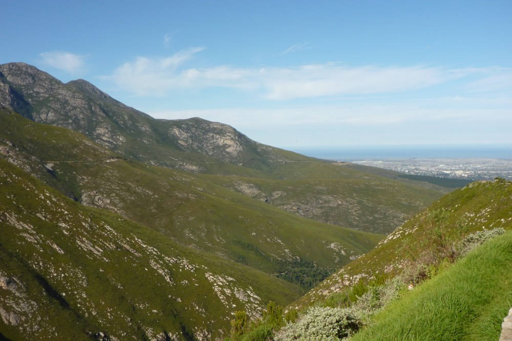 looking back towards George on the coast