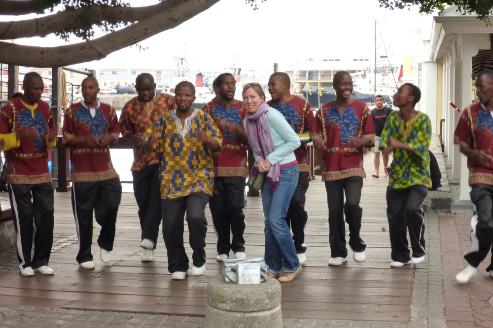 clearly dancing to a different drummer