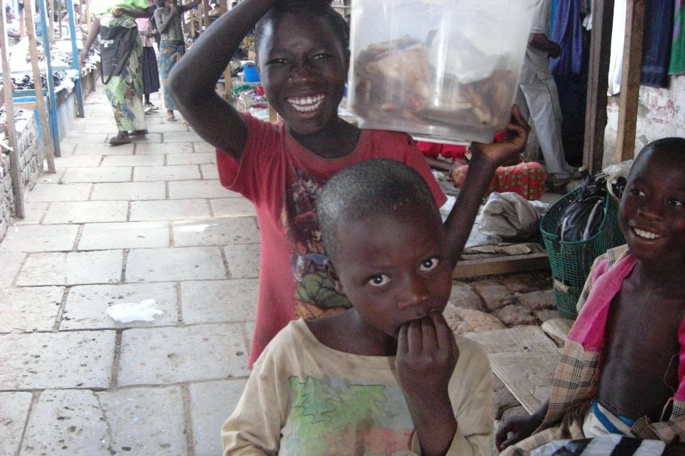 market boys, apparently not too worried about their souls