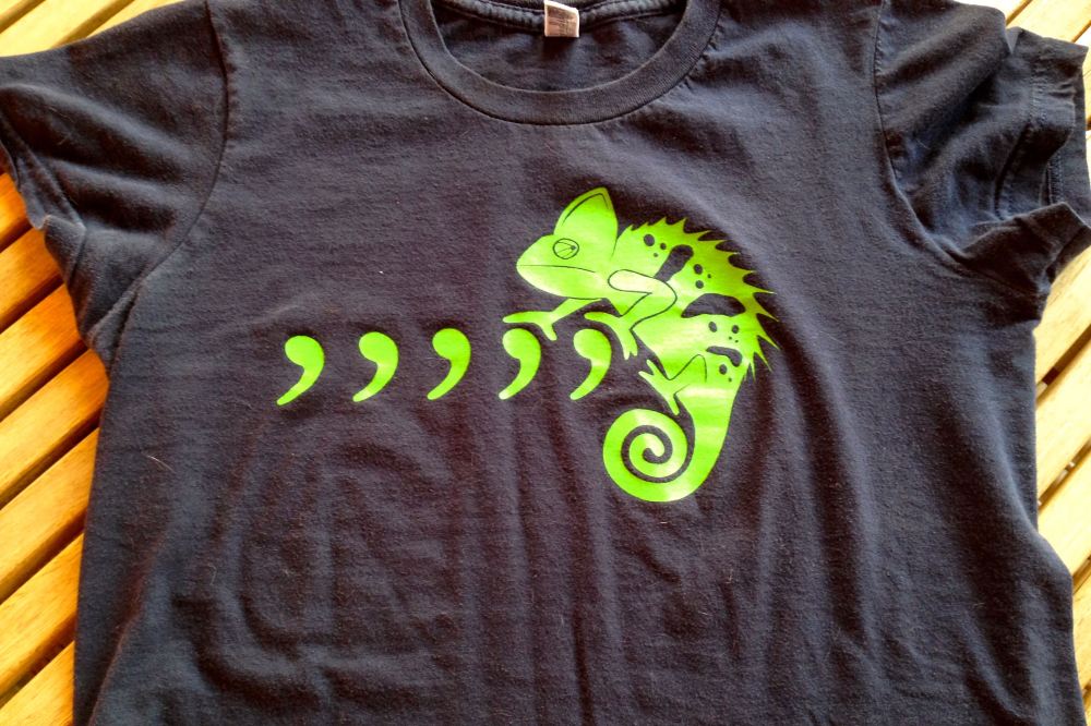 comma comma comma... oh forget it