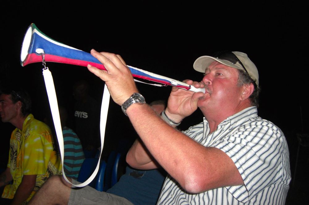 Peter and his vuvuzela