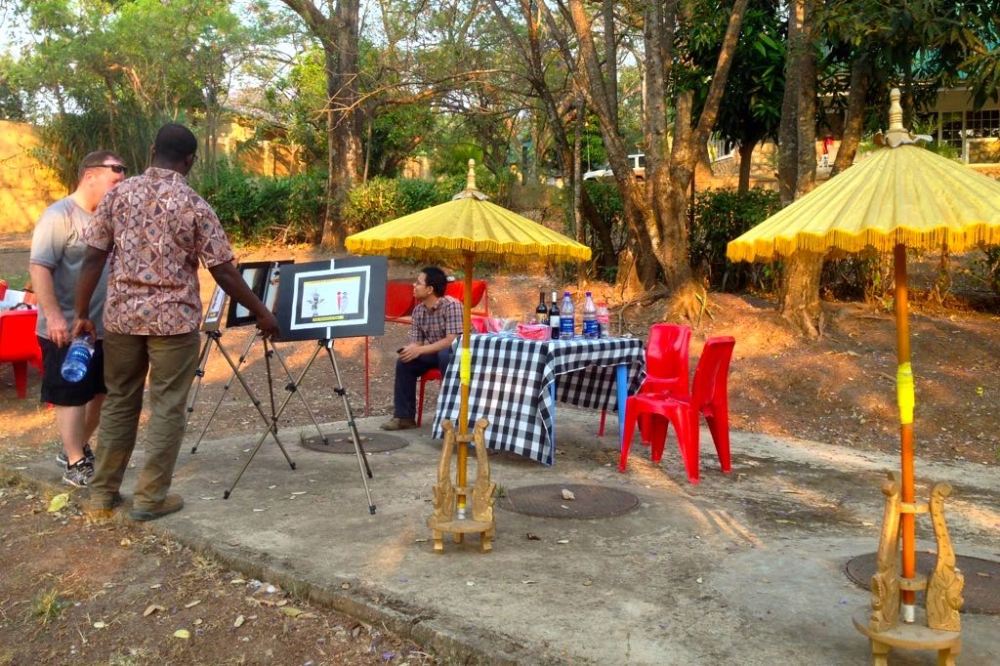 The Indonesians had a nice theme going, too