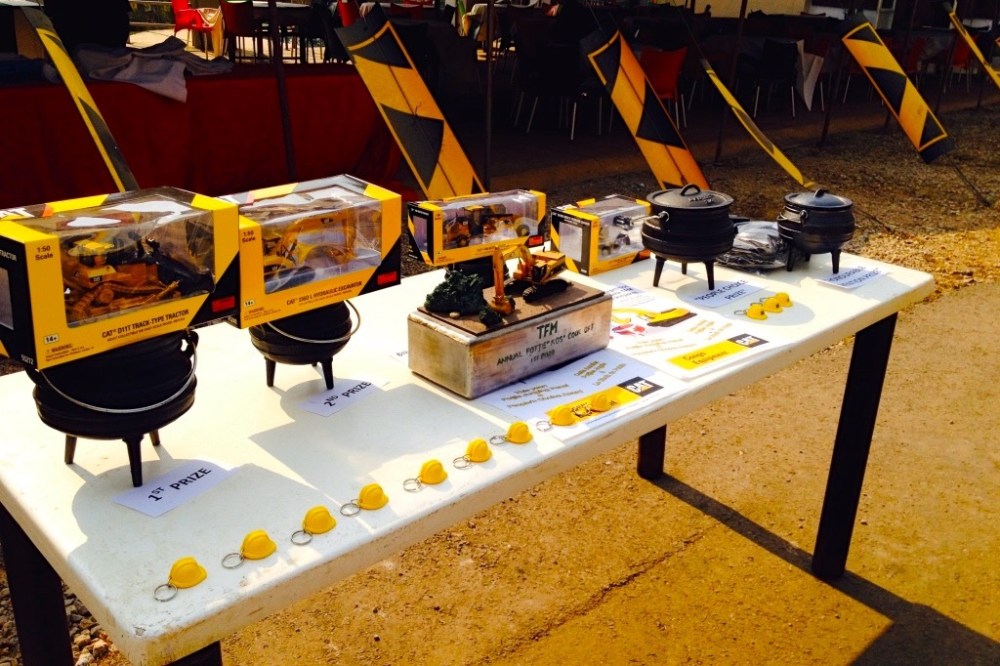 The prizes keep getting more elaborate, thanks to sponsor Congo Equipment