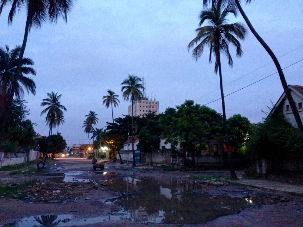 ... and down. Found it strangely beautiful in the early morning light.