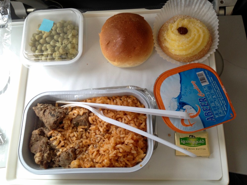 I have a weird tradition of taking a photo of the food each time I travel with a new airline. Doesn't look like much but this was all extremely tasty, and no after effects amongst our group. Shortly after this shot, did I mention already, they came around with free WINE? Way more service than I expected.