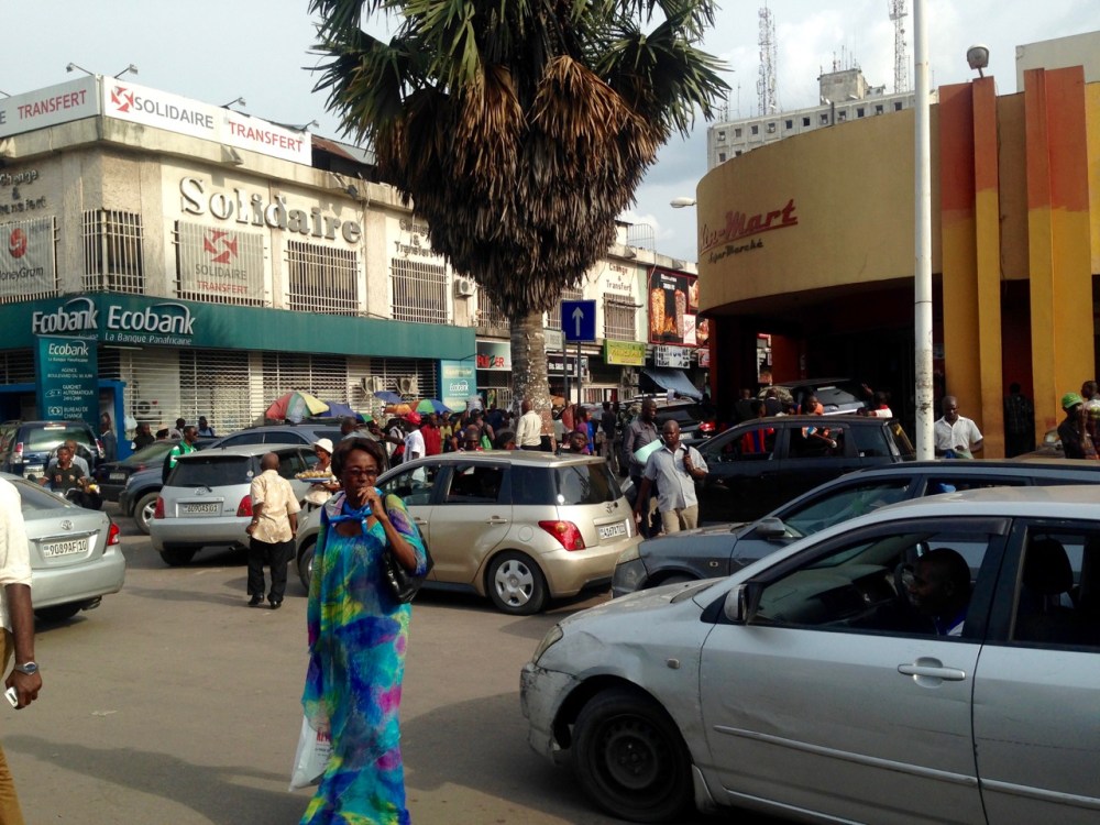A busy district, full of government and financial buildings